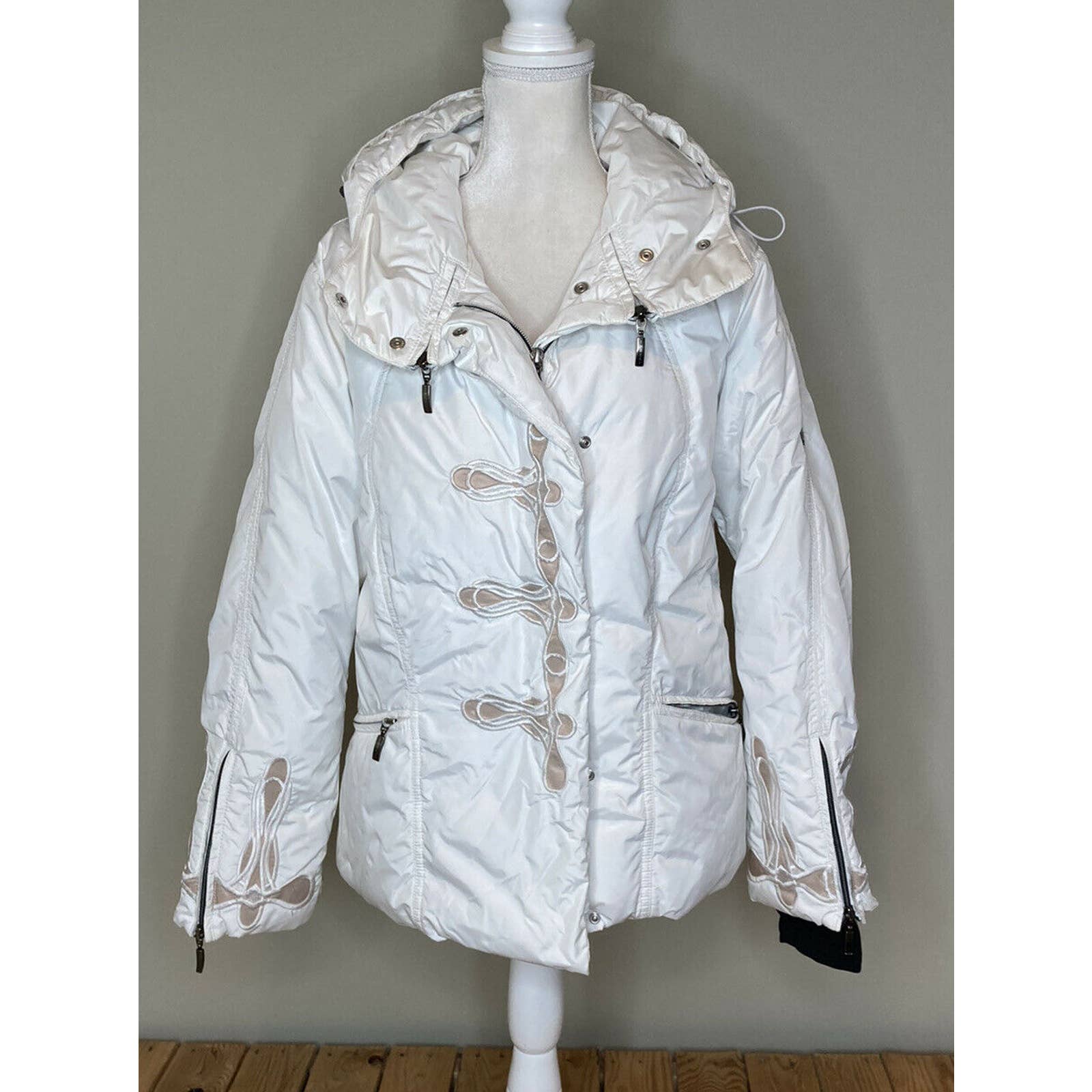 Emmegi Puffer Down Ski Winter Jacket Coat Size 14